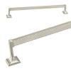 Brushed Nickel 4 Piece Towel Bar Set Bath Accessories Bathroom Hardware, 24" Towel Bar Holder Set view 4