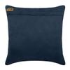 The HomeCentric Euro Pillows, Navy Blue Euro Shams 26x26 inch (65x65 cm) Suede Euro Pillow Cases, Solid Color, Pintucks, Textured, Striped, Contemporary European Sham Covers - Contemporary Navy view 3