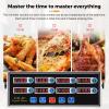 BEAMNOVA 8-Channel Digital Kitchen Timer Commercial Cooking Fryer Reminder Loud Ring Alarm Stainless Steel Adjustable Volume view 3