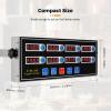 BEAMNOVA 8-Channel Digital Kitchen Timer Commercial Cooking Fryer Reminder Loud Ring Alarm Stainless Steel Adjustable Volume view 4