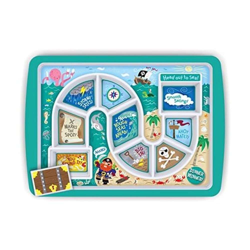 Genuine Fred DINNER WINNER Kids' Dinner Tray, Pirate