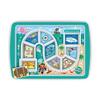 Genuine Fred DINNER WINNER Kids' Dinner Tray, Pirate view 1