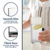 US Acrylic Classic Clear Plastic Reusable Drinking Glasses (Set of 6) 16oz Water Cups | BPA-Free Tumblers, Made in USA | Top-Rack Dishwasher Safe view 4