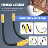 LEDGLE LED Neck Light for Reading Rechargeable Neck Flashlight for Knitting, 3 Adjustable Brightness, Flexible Soft Silicone Arms - for Reading Knitting Crocheting Camping Repairing (Yellow) view 4