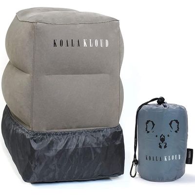 Koala Kloud Inflatable Foot Rest Pillow  for Toddlers & Kids, Ideal for Flights, Car Seats, or Under Desk Use