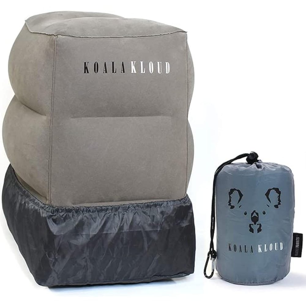 Koala Kloud Inflatable Foot Rest Pillow  for Toddlers & Kids, Ideal for Flights, Car Seats, or Under Desk Use