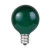 Novelty Lights 25 Pack G40 Green Outdoor Globe Bulbs, Light Bulbs Glass Incandescent Bulbs with 3000 Hour Lifespan, Globe String Lights Replacement Bulbs view 2