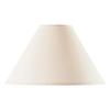 Cal Lighting SH-8108/17-OW Vertical Basic Coolie Linen Hardback Lamp Shade, Off White view 1