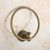 Beelee Wall Mounted Towel Ring/Towel Holder,Solid Brass Construction, Antique Bronze Finish,Bathroom Accessories view 3