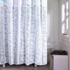 spring Home Romance Lace Fabric Shower Curtain with an Attached Valance, 70 X 72 Long view 1