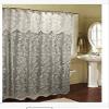 spring Home Romance Lace Fabric Shower Curtain with an Attached Valance, 70 X 72 Long view 2