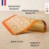 Silpat The Original Perfect Macaron Non-Stick Silicone Baking Mat, 11-5/8" x 16-1/2" view 2