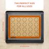 Silpat The Original Perfect Macaron Non-Stick Silicone Baking Mat, 11-5/8" x 16-1/2" view 4