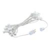 G40 Patio String Lights with 25 Clear Globe Bulbs - Hanging Garden String Lights - Vintage Backyard Patio Lights - Outdoor String Lights - Market Cafe String Lights - White Wire - 25 Foot view 3