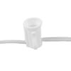 G40 Patio String Lights with 25 Clear Globe Bulbs - Hanging Garden String Lights - Vintage Backyard Patio Lights - Outdoor String Lights - Market Cafe String Lights - White Wire - 25 Foot view 4