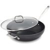 All-Clad HA1 Hard Anodized Nonstick Chef's Pan,12 Inch Induction Oven Broiler Safe 500F, Lid Safe 350F Pots and Pans, Cookware Black view 1