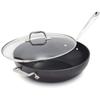 All-Clad HA1 Hard Anodized Nonstick Chef's Pan,12 Inch Induction Oven Broiler Safe 500F, Lid Safe 350F Pots and Pans, Cookware Black view 4