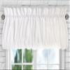 Ellis Curtain Stacey Sheer Balloon Valance, 60" x 15", White view 1