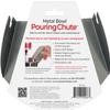New Metro Design PC-10 Pouring Chute Compatible with KitchenAid Stand Mixer with Stainless Steel Bowl, Silver view 2