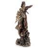 Veronese Design 11 3/4" Zeus Greek God Holding Thunderbolt with Eagle Cold Cast Resin Statue Antique Bronze Finish Sculpture view 2