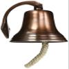 Aluminum Bell Antique Copper Finish 7" view 1