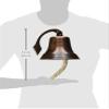 Aluminum Bell Antique Copper Finish 7" view 2