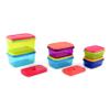 Fit & Fresh Kids' Healthy Lunch Set, 14-Piece Value Reusable Container Set with Removable Ice Packs, Leak-Proof, BPA-Free, Portion Control, Multicolor view 2