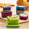 Fit & Fresh Kids' Healthy Lunch Set, 14-Piece Value Reusable Container Set with Removable Ice Packs, Leak-Proof, BPA-Free, Portion Control, Multicolor view 4