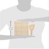 Helens Asian Kitchen Sushi Hand Roll Mat with Rice Paddle, 7.25-Inches x 5.25-Inches, Natural Bamboo view 3
