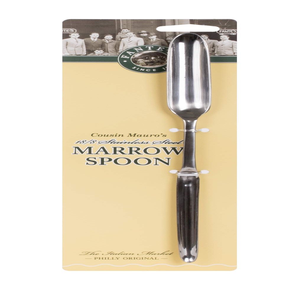 Fantes Marrow Spoon, Japanese 18/8 Stainless Steel, for Narrow and Big Bones, The Italian Market Original since 1906