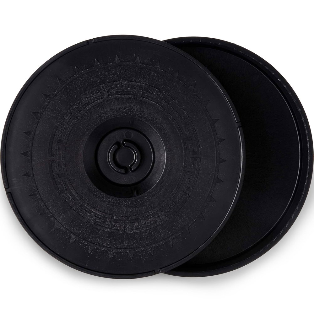 Carlisle FoodService Products Jumbo Server Tortilla Server with Insulated Lid for Kitchens, Restaurants, Catering, Plastic, 12.75 X 2.625 Inches, Black