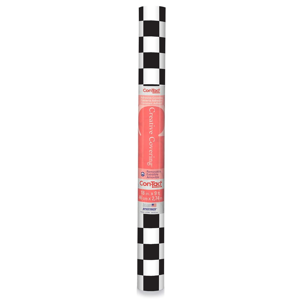 Con-Tact Brand Creative Covering, Self-Adhesive Shelf Liner, Multi-Purpose Vinyl Drawer Liner, Easy To Use And Apply, 18'' X 9', Boardwalk