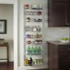 ClosetMaid Adjustable Organizer Rack with Baskets Wall or Over Door Mount, for Kitchen, Pantry, Utility Room, Closet, 18 in. W, White Finish view 3