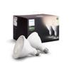 Philips Hue White Outdoor PAR38 13W Smart Bulbs Hub Required, 2 White PAR38 LED Smart Bulbs, Works with Alexa, Apple HomeKit and Google view 1