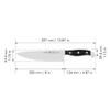 HENCKELS Statement Razor-Sharp 2-pc Chef Knife Set, German Engineered Informed by 100+ Years of Mastery, Black/Stainless Steel view 3