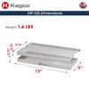 Kegco Dp-125-D Surface Mount Drip Tray with Drain, 12", Stainless Steel view 2