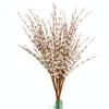 MISSWARM 10 Pieces 29.5" Long of Artificial Flowers Fake Flowers, Artificial Flowers for Wedding Home Office Party Hotel Indoor or Yard Decoration(White) (10, White) view 1