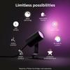 Philips Hue Lily Outdoor Smart LED Spotlight - White & Color Ambiance - Low Voltage Landscape Lighting - 1 Pack - Requires Bridge and Power Supply - Control with App and Voice - Weatherproof view 3
