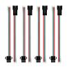 BTF-LIGHTING 20 Pairs JST SM 3 Pin Connectors for WS2812B WS2811 WS2812 WS2814 SK6812 FOCB CCT LED Strip Female Male 15cm 22awg Wire view 1