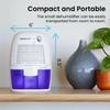 Pro Breeze Dehumidifiers for Home,215sqft Small Dehumidifiers for Room,16oz Tank Portable Closet Dehumidifier Removes Humidity Mini Small Dehumidifier for Bathroom Dehumidifier for Bedroom RV Basement view 2