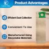 CF Clean Fairy 20pack Vacuum Filter Bags Compatible with Windsor Sensor S12 S15 XP12 XP15 XP18 SR12 SR15 SR18 Versamatic Plus And Sebo C G&X series Replacement for 5300REP view 4