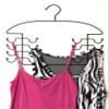 Tank Top Closet Organizer Hangers 2-Pc Set by Dr. Organizer  Black Steel, USA Patented  Space-Saving Multi-Hanger Holds 8 Garments  Rust-Resistant, Ultra-Thin, Durable for Closet & Laundry view 3