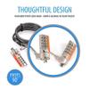 V7 SLC4000-13NB Portable Security Cable with Combo Lock - 10k resettable combinations, cut resistant cable view 3