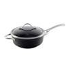 Calphalon Contemporary Hard-Anodized Aluminum Nonstick Cookware, Saute Pan, 3-quart, Black view 1