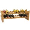 Oceanstar 18-Bottle Stackable Bamboo Wine Rack view 1