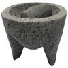 Made in Mexico Genuine Mexican Manual Guacamole Salsa Maker Volcanic Lava Rock Stone Molcajete/Tejolote Mortar and Pestle Herbs Spices Grains 8" Large view 2