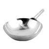iPro Kitchenware 16" Single Handle Stainless Steel Chinese Wok with Welded Joint view 1