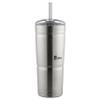 Bubba Envy Stainless Steel Tumbler with Straw, Stainless Steel with Clear Lid, 24oz view 1