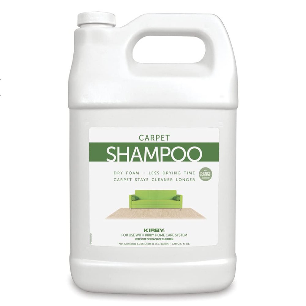 Kirby 1 Gallon Genuine Allergen Shampoo (UnScented). Use with all model Vacuum Cleaner Shampooer Systems.