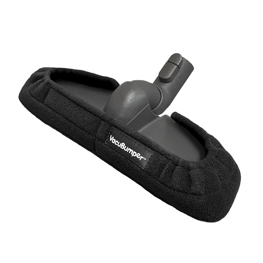 VacuBumper - Bumper Guard for Vacuum Floor Brush - Available in 2 Sizes - Measure Your Floor Brush - Size Small fits Front Width: 11" to 14" (Item #VH42SM)